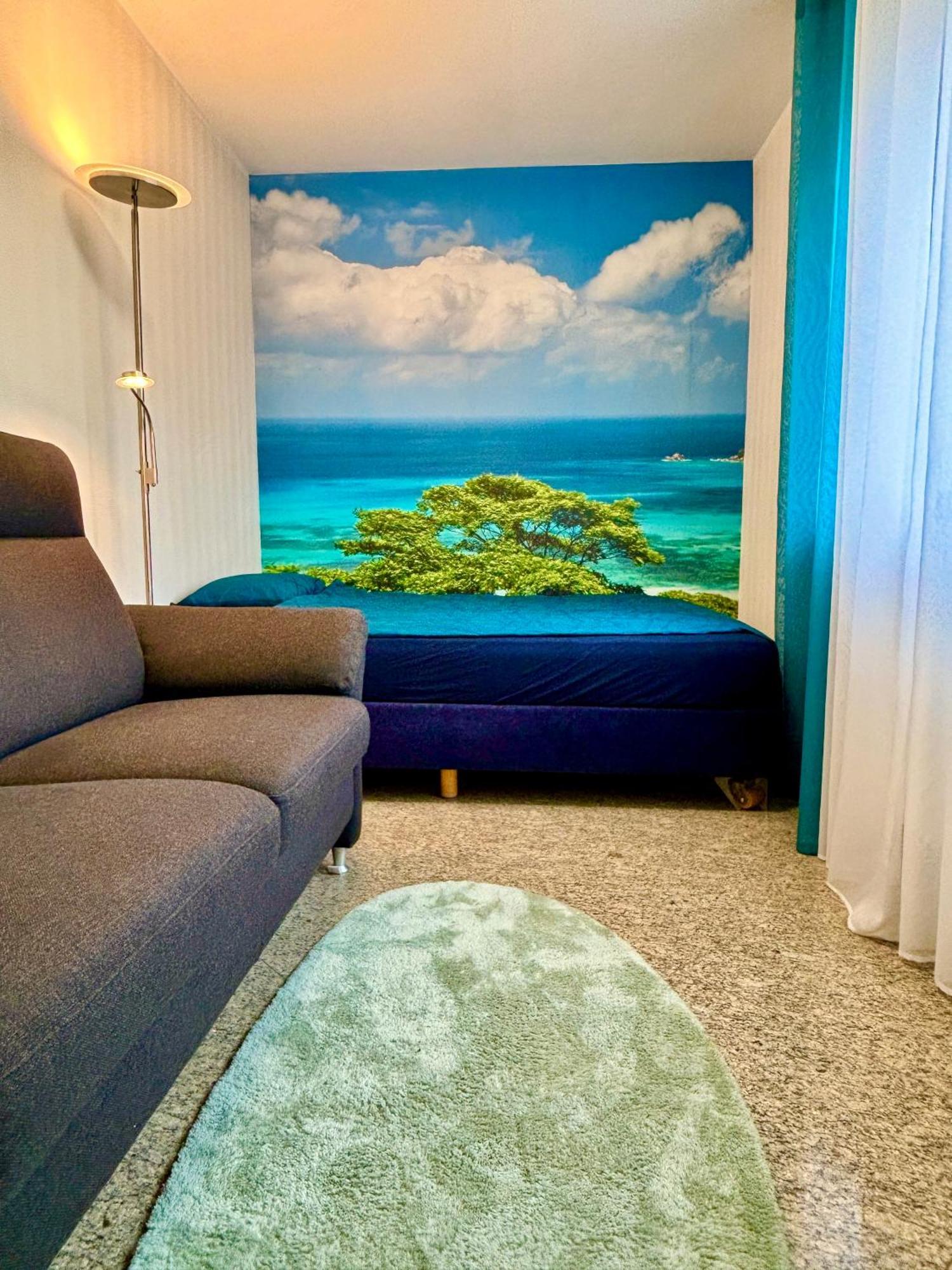 Wolkenzimmer Mit 140 Cm Bett Im Erdgeschoss Seligenstadt Exterior foto