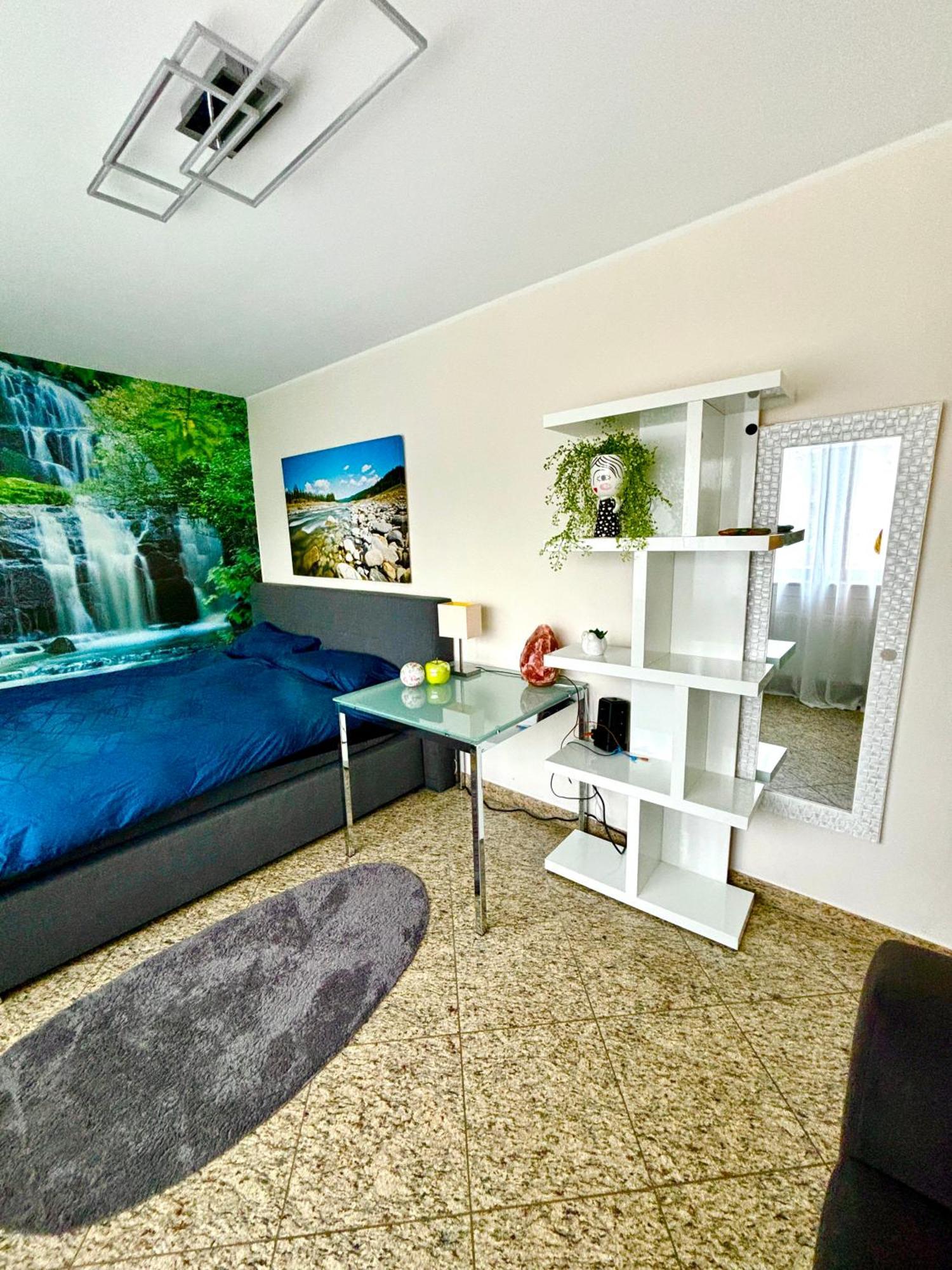 Wolkenzimmer Mit 140 Cm Bett Im Erdgeschoss Seligenstadt Exterior foto